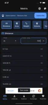 Metrix Screenshot 1